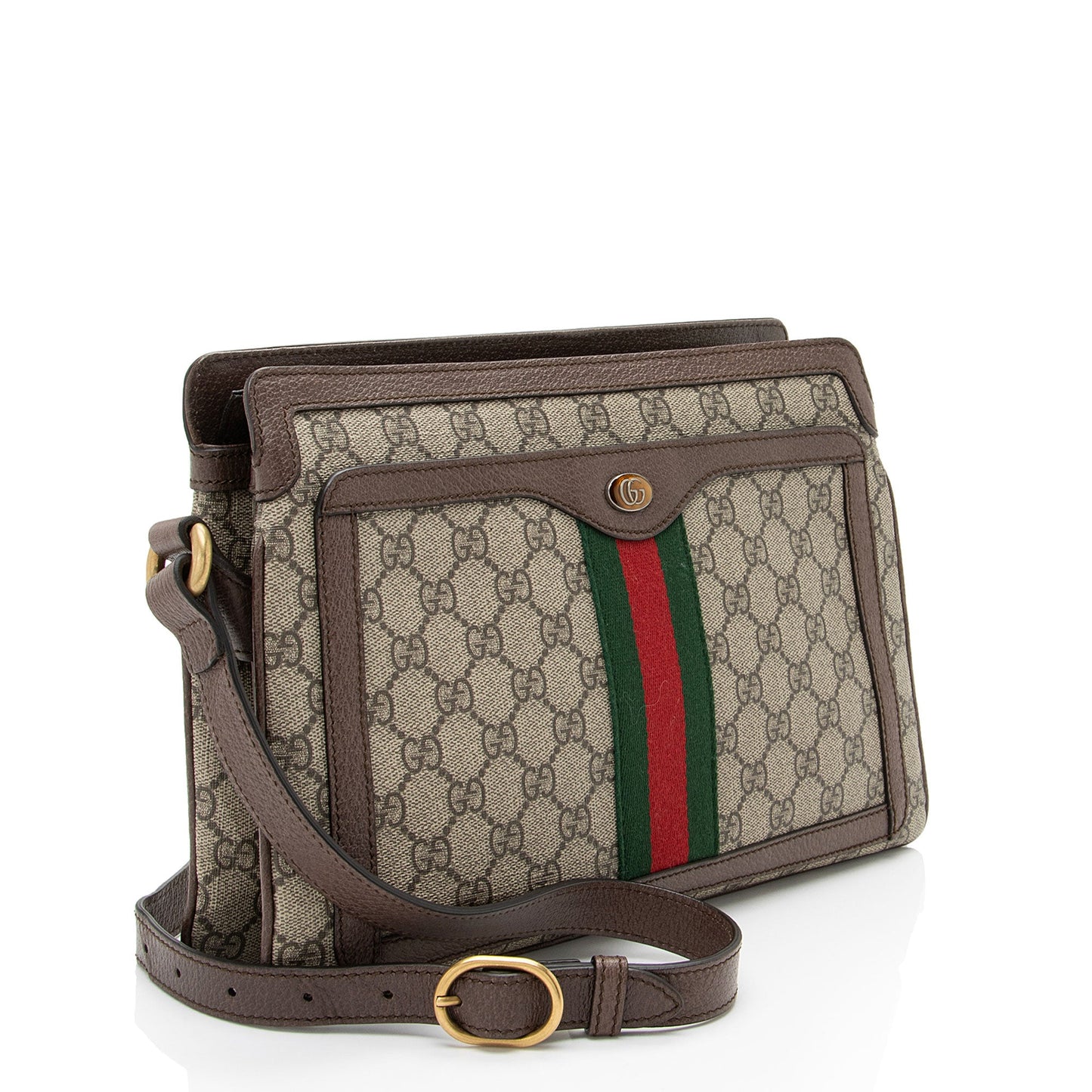 Gucci GG Supreme Ophidia Gusset Medium Crossbody