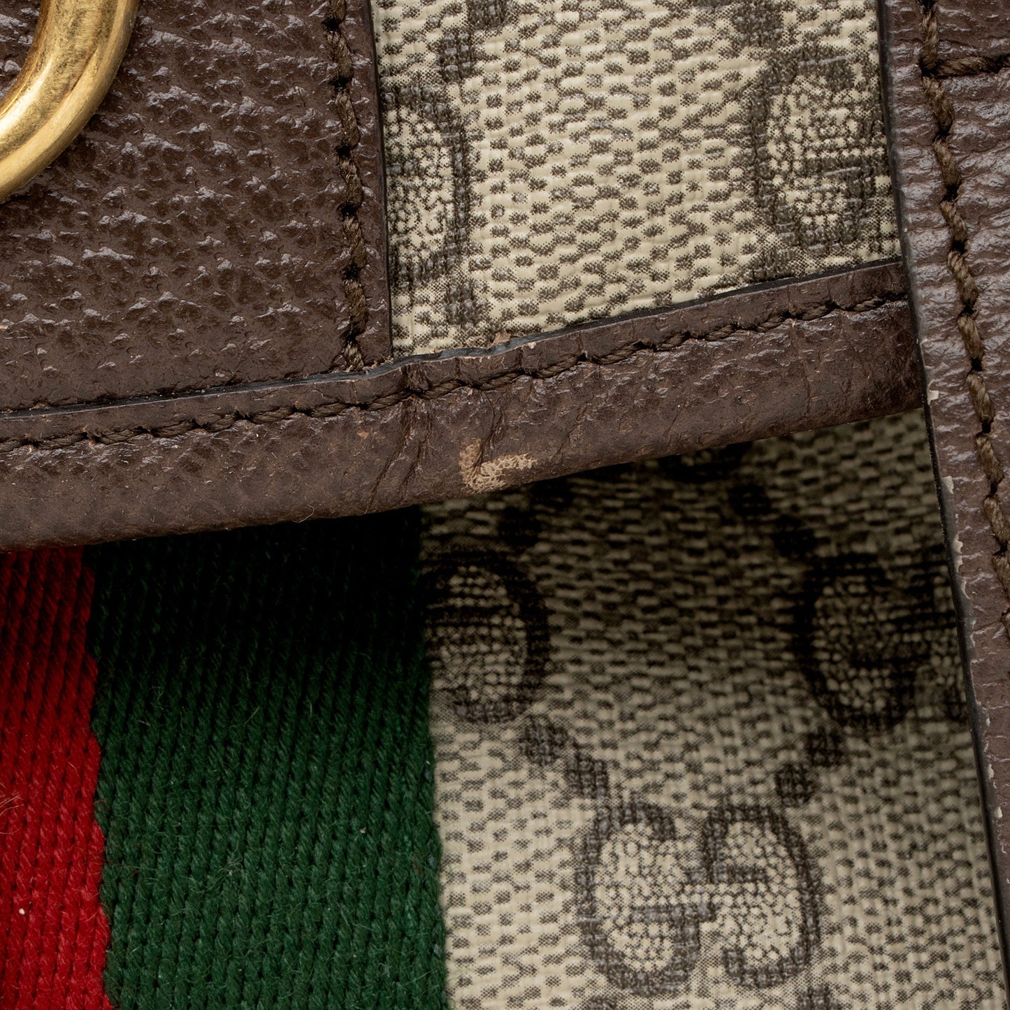 Gucci GG Supreme Ophidia Medium Flap Backpack (SHF-zJBVt3)