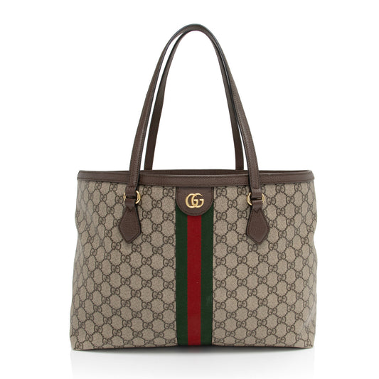 Gucci GG Supreme Ophidia Medium Shopping Tote (SHF-E1rgYn)