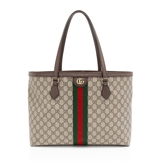 Gucci GG Supreme Ophidia Medium Shopping Tote (SHF-3NBNMn)