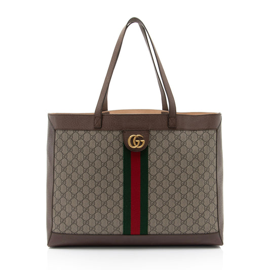 Gucci GG Supreme Ophidia Medium Soft Tote (SHF-Di8TWC)