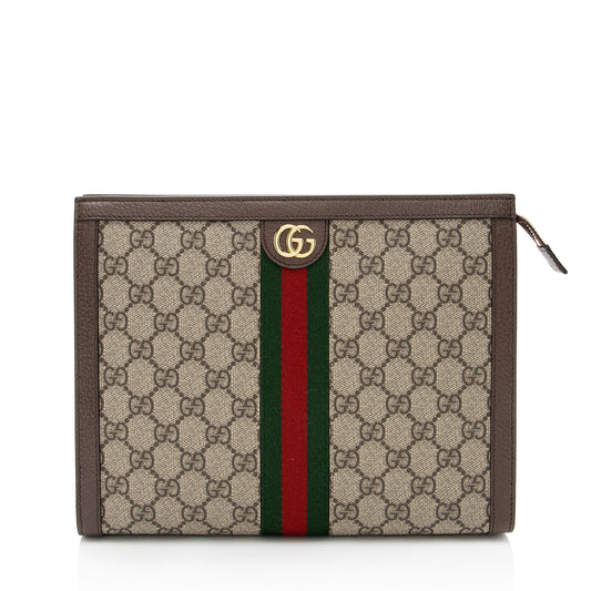 Gucci GG Supreme Ophidia Pouch (SHF-RFZPp0)