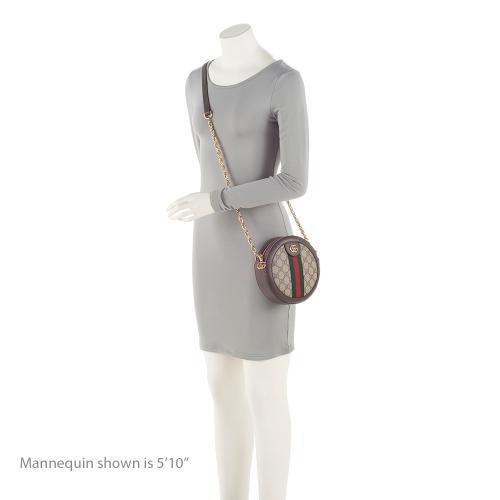 Gucci GG Supreme Ophidia Round Mini Shoulder Bag (SHF-8cDhBq)