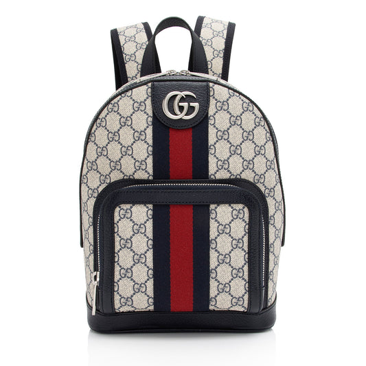 Gucci GG Supreme Ophidia Small Backpack (SHF-TYi93j)