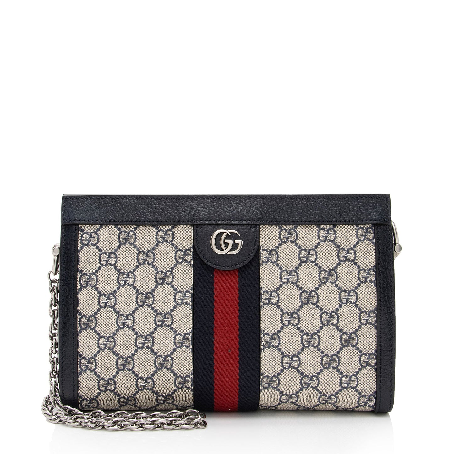 Gucci GG Supreme Ophidia Small Chain Shoulder Bag (SHF-lE2p5v)
