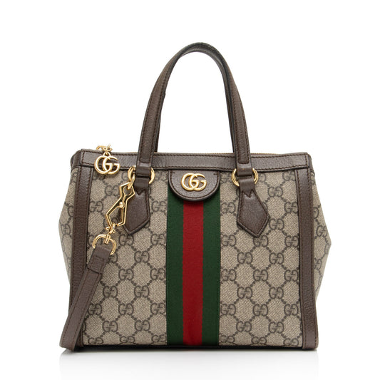 Gucci GG Supreme Ophidia Small Tote (SHF-E4DGh8)