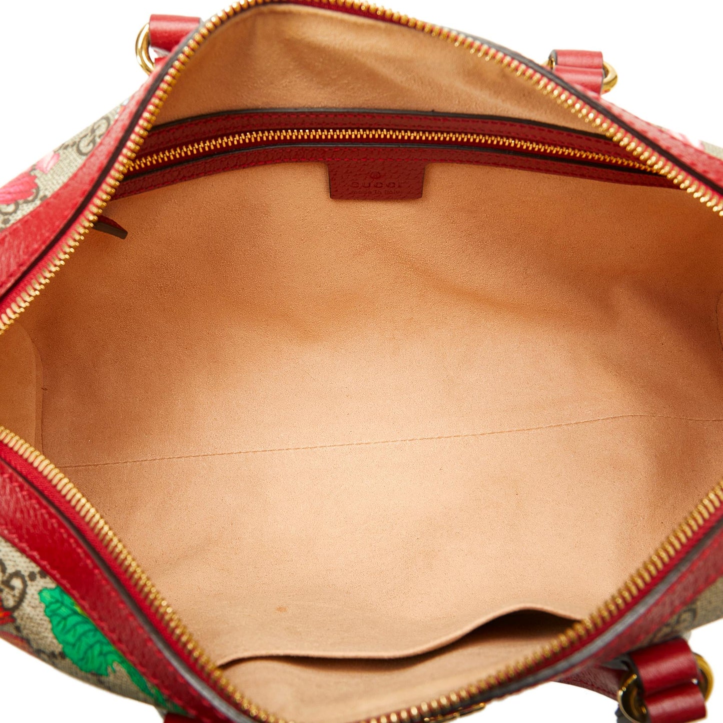 Gucci GG Supreme Ophidia Web Flora Satchel (SHG-DQ9HBO)