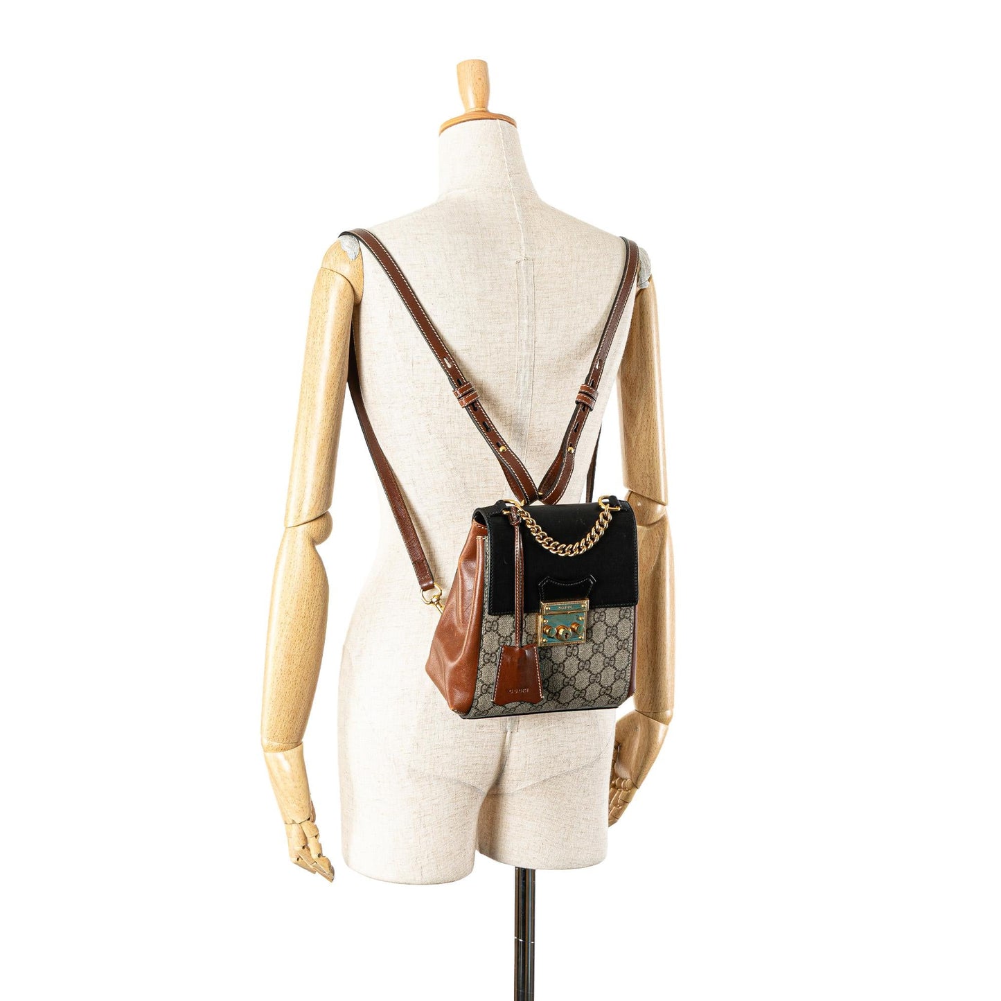 Gucci GG Supreme Padlock Backpack