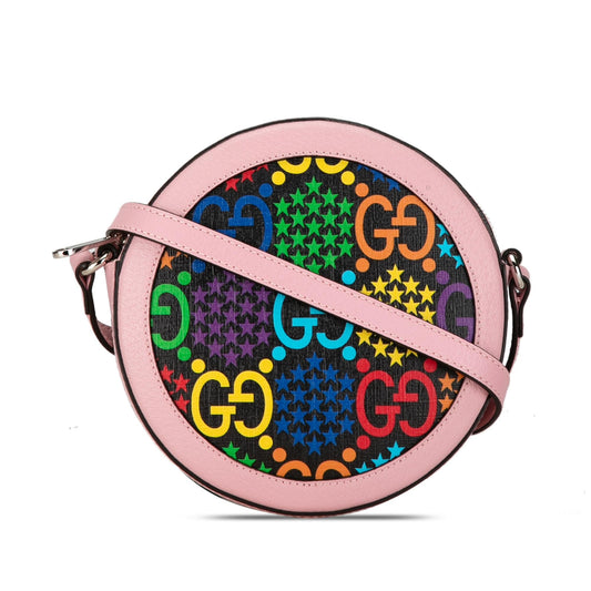 Gucci GG Supreme Psychedelic Round Crossbody (SHG-QNIXUR)