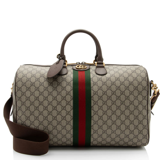 Gucci GG Supreme Savoy Medium Duffle Bag (SHF-9LeM4P)