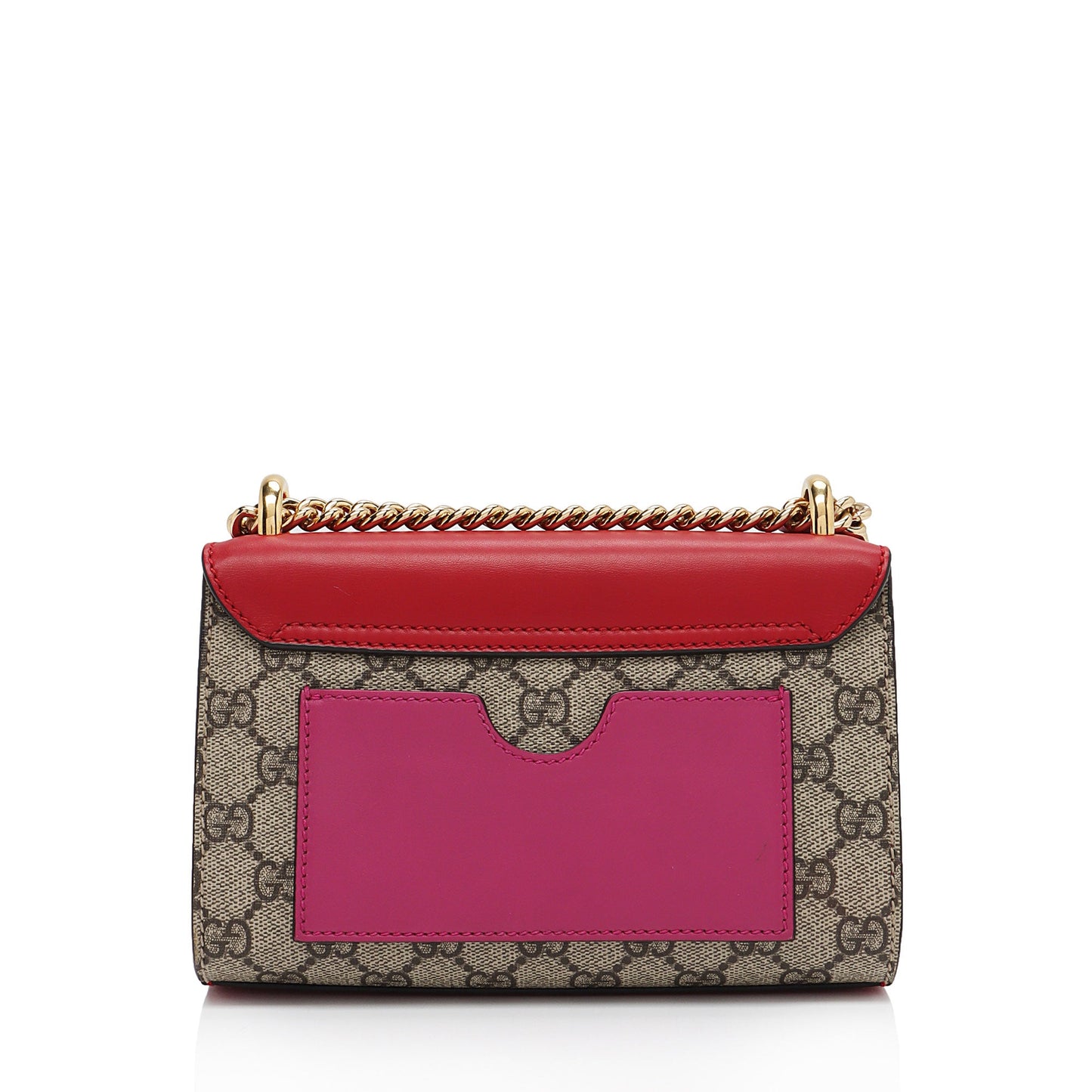 Gucci GG Supreme Small Padlock Shoulder Bag (SHF-121XFL)