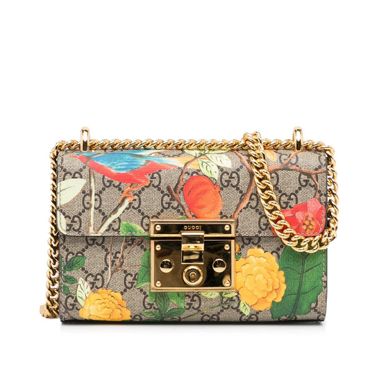 Gucci GG Supreme Tian Padlock Crossbody (SHG-uSnoxg)