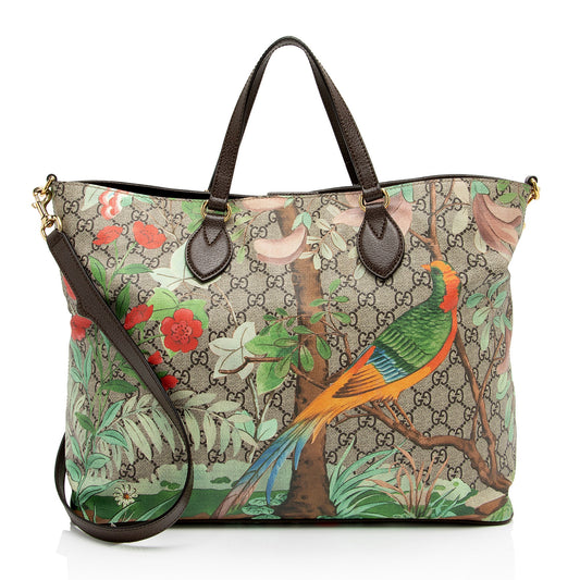 Gucci GG Supreme Tian Soft Tote (SHF-ZRvl7k)