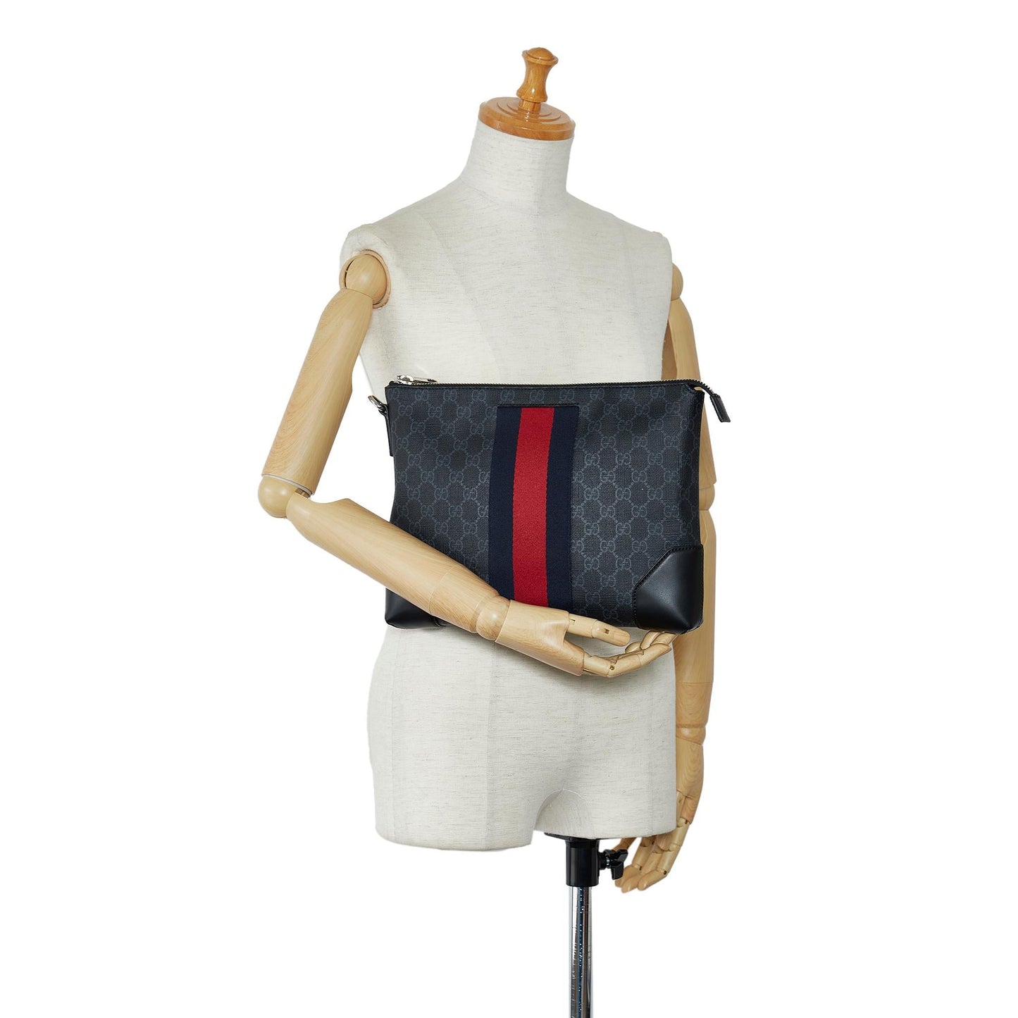 Gucci GG Supreme Web Clutch (SHG-17wQqh)