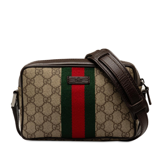 Gucci GG Supreme Web Crossbody (SHG-KGktw8)