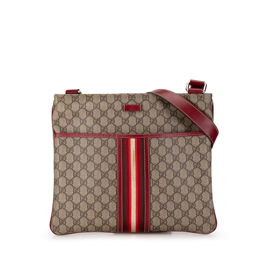 Gucci GG Supreme Web Crossbody (SHG-2dgY1o)