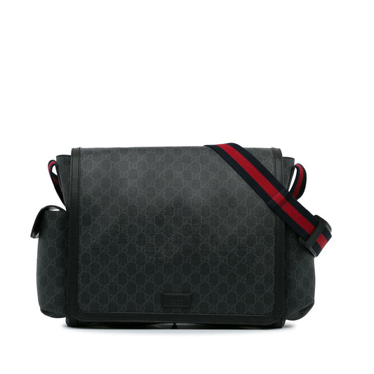 Gucci GG Supreme Web Diaper Bag