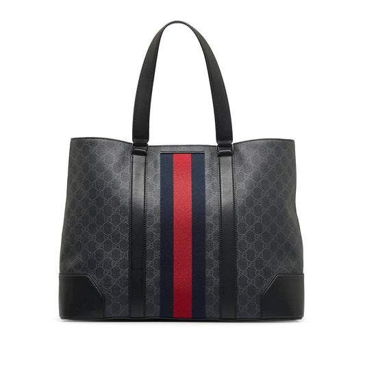 Gucci GG Supreme Web Open Tote (SHG-4XtANr)