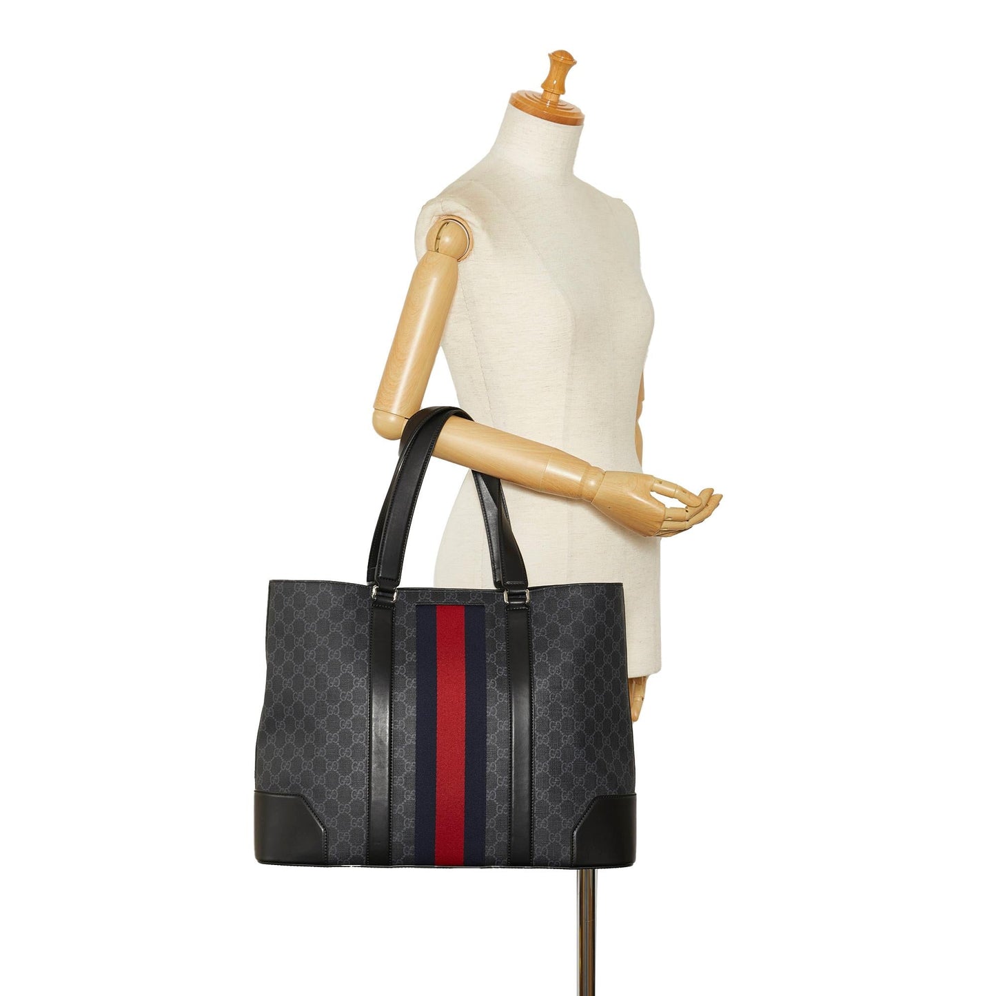 Gucci GG Supreme Web Open Tote (SHG-4XtANr)