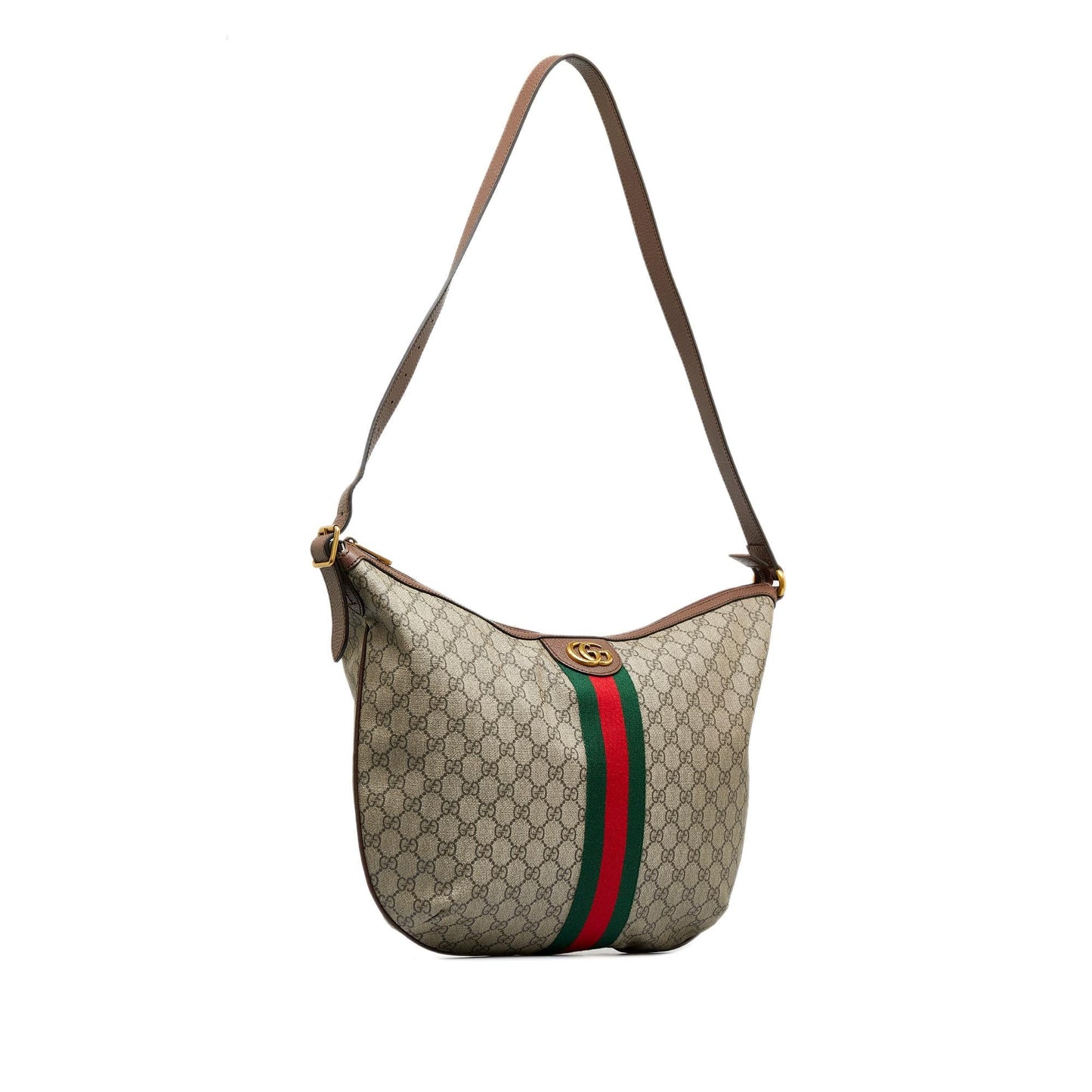 Gucci GG Supreme Web Ophidia Half Moon (SHG-T3BRFr)