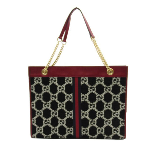 Gucci GG Tweed Rajah Web Tote (SHG-VUGhyI)