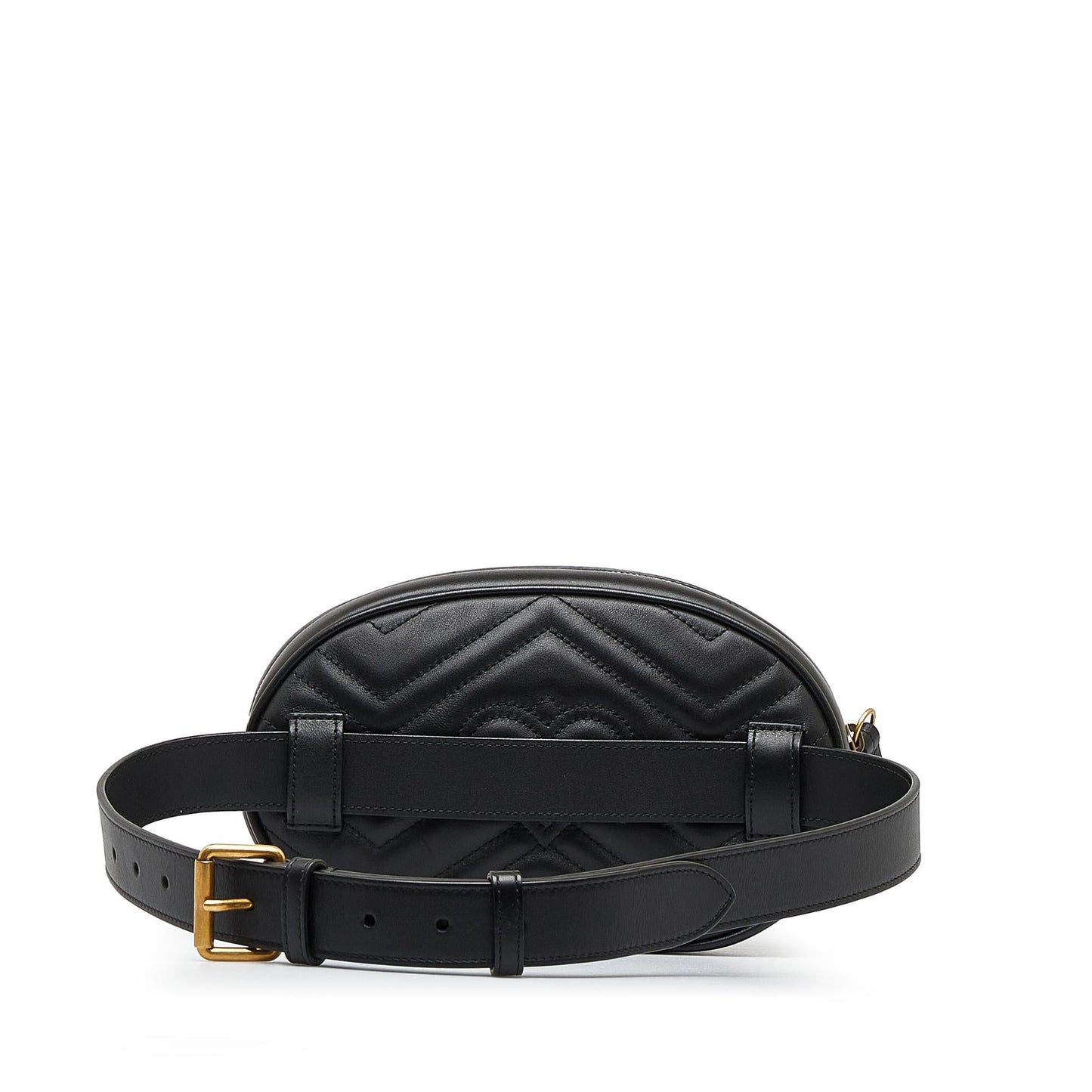 Gucci Gg Marmont Matelasse Belt Bag (SHG-FpHiDN)