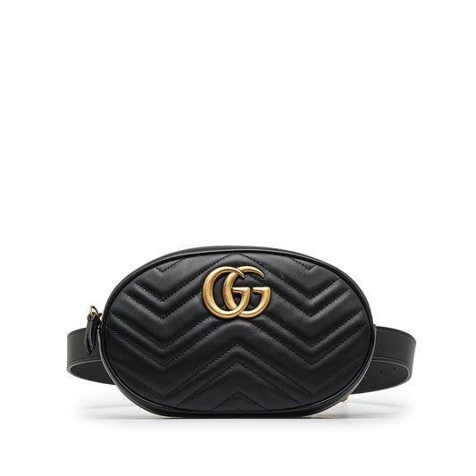 Gucci Gg Marmont Matelasse Belt Bag (SHG-FpHiDN)
