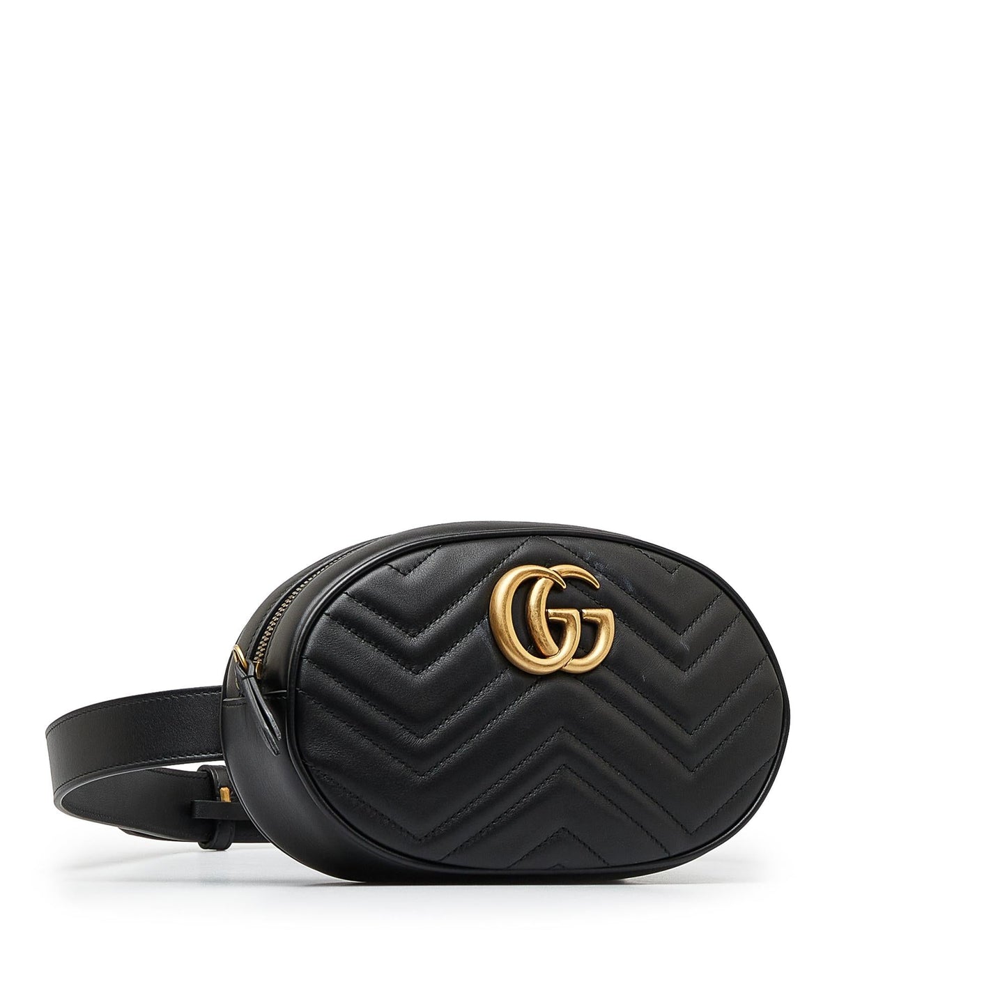Gucci Gg Marmont Matelasse Belt Bag (SHG-FpHiDN)