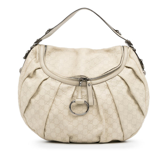 Gucci Guccissima Icon Bit Satchel (SHG-WNRwkm)