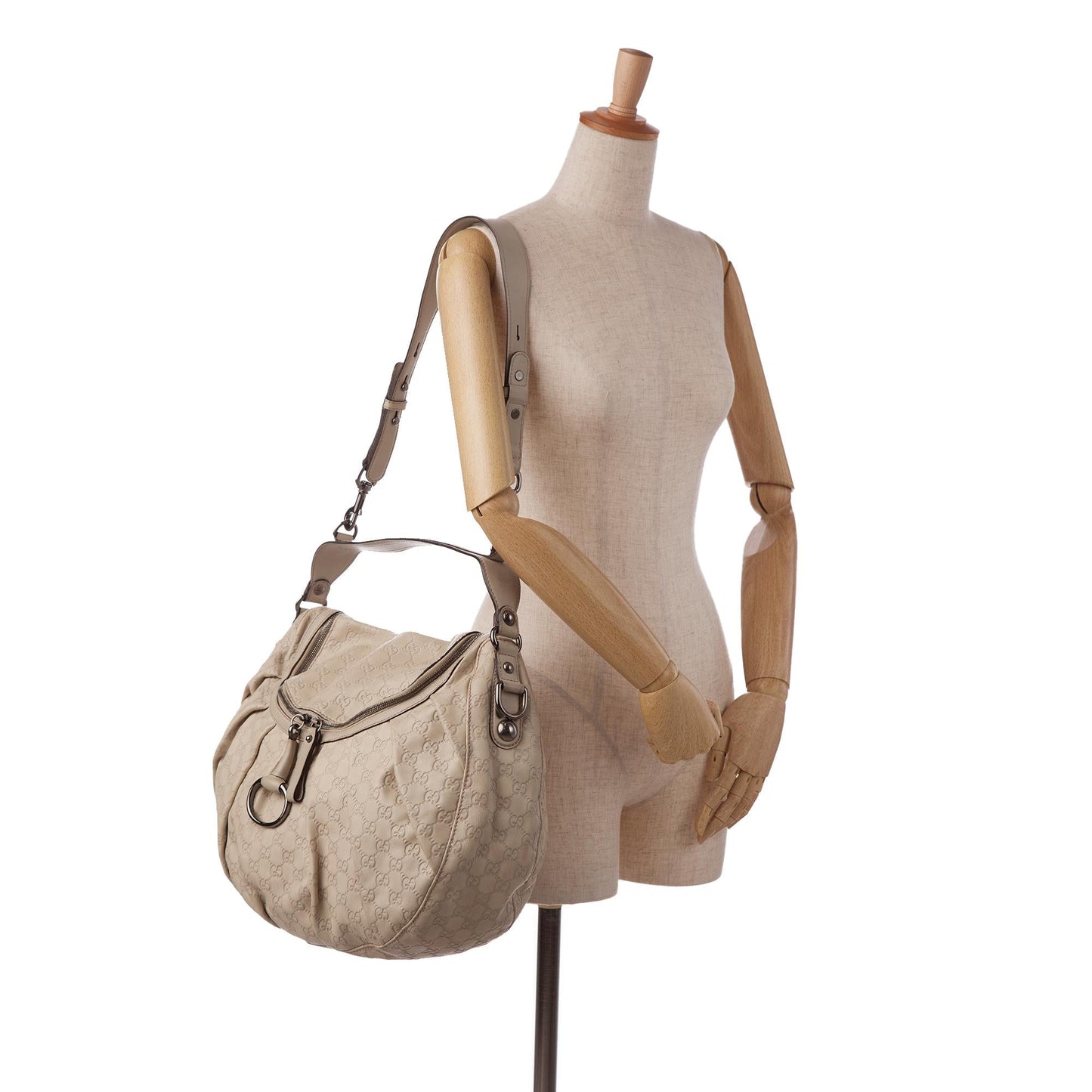 Gucci Guccissima Icon Bit Satchel (SHG-WNRwkm)