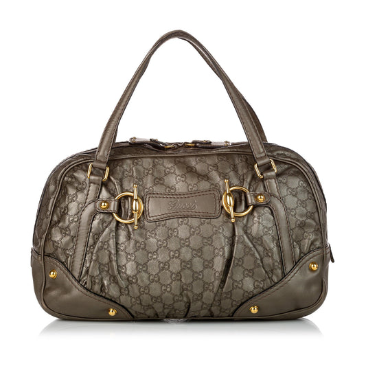 Gucci Guccissima Jockey Boston Bag (SHG-rJe3jo)