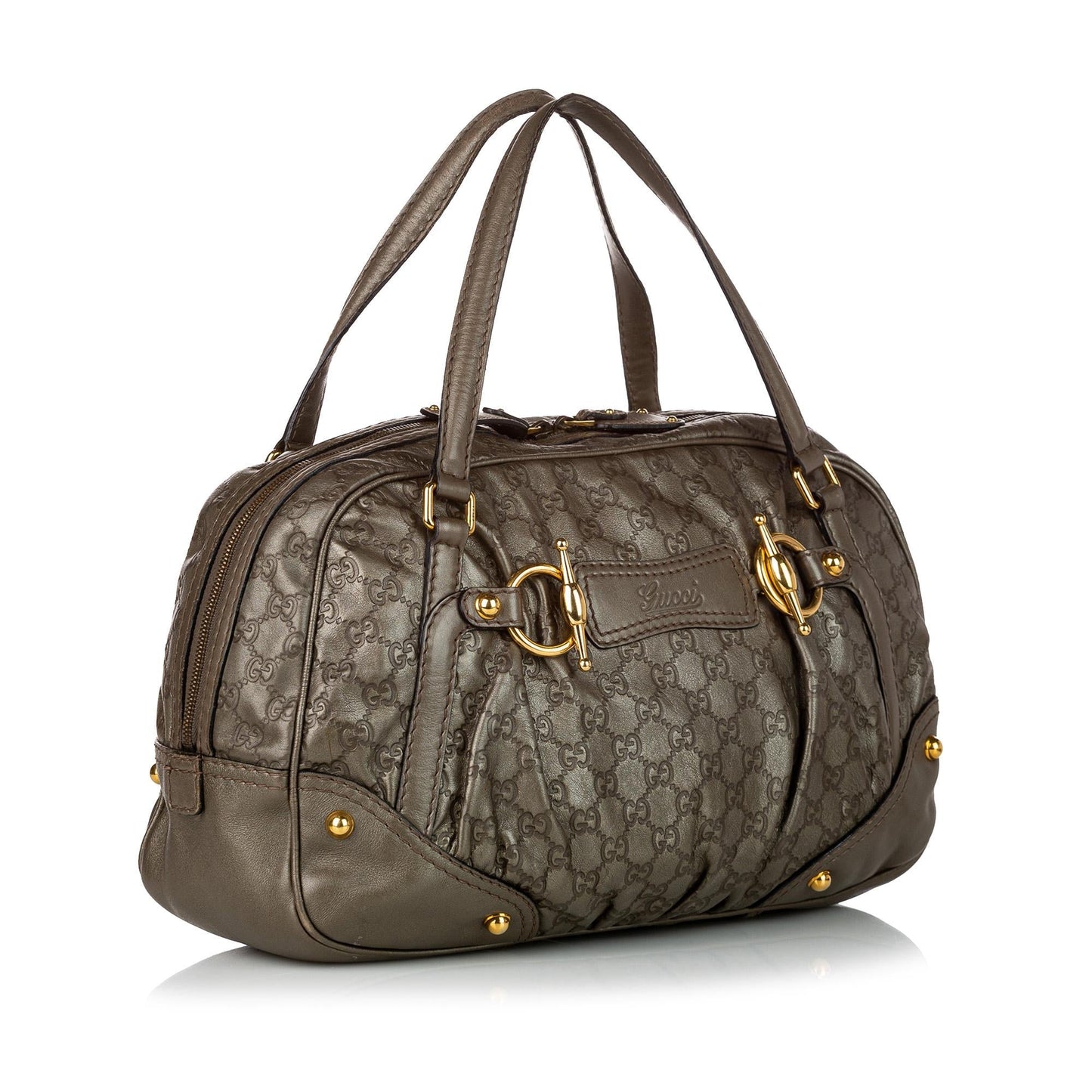 Gucci Guccissima Jockey Boston Bag (SHG-rJe3jo)