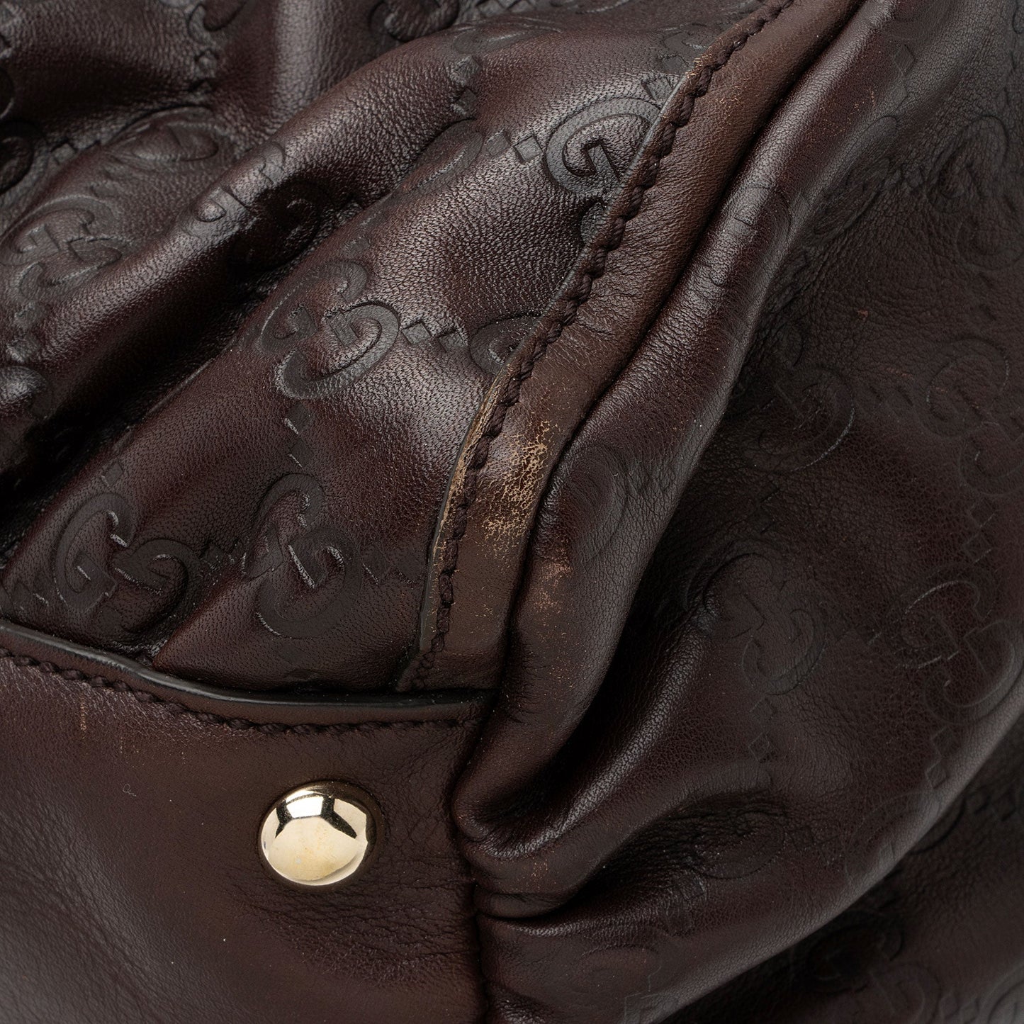 Gucci Guccissima Leather D Ring Large Hobo (SHF-SM0fmu)