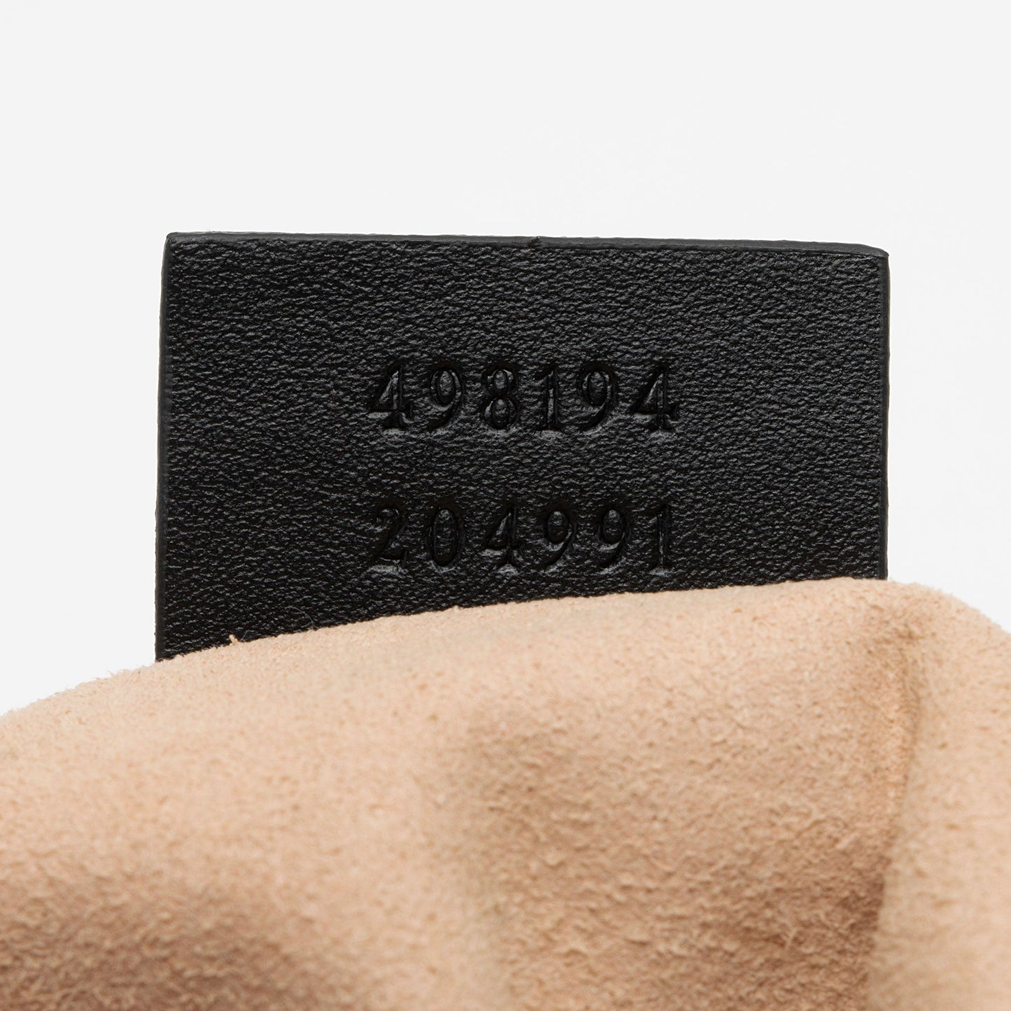 Gucci Guccissima Leather Padlock Backpack