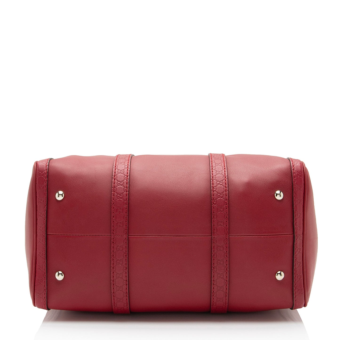 Gucci Leather Guccissima Trim Joy Boston Satchel