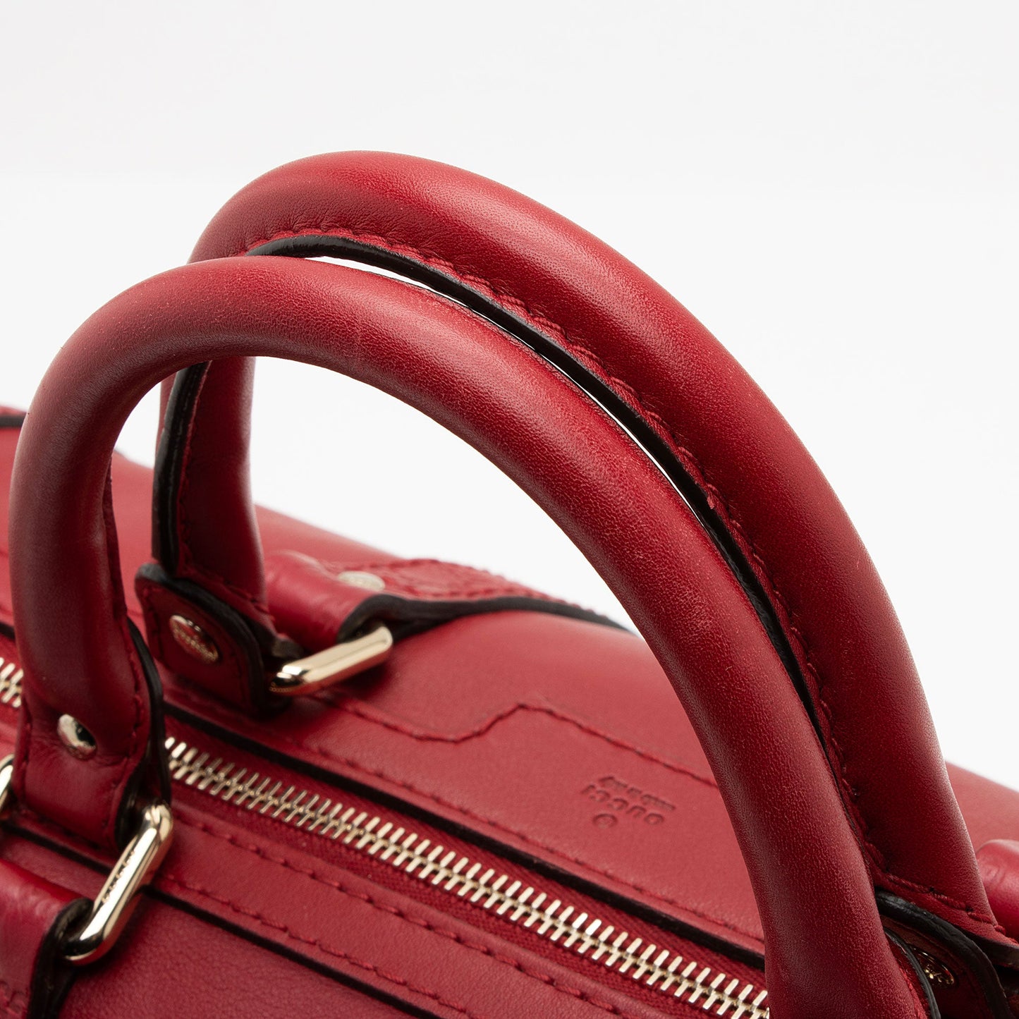 Gucci Leather Guccissima Trim Joy Boston Satchel