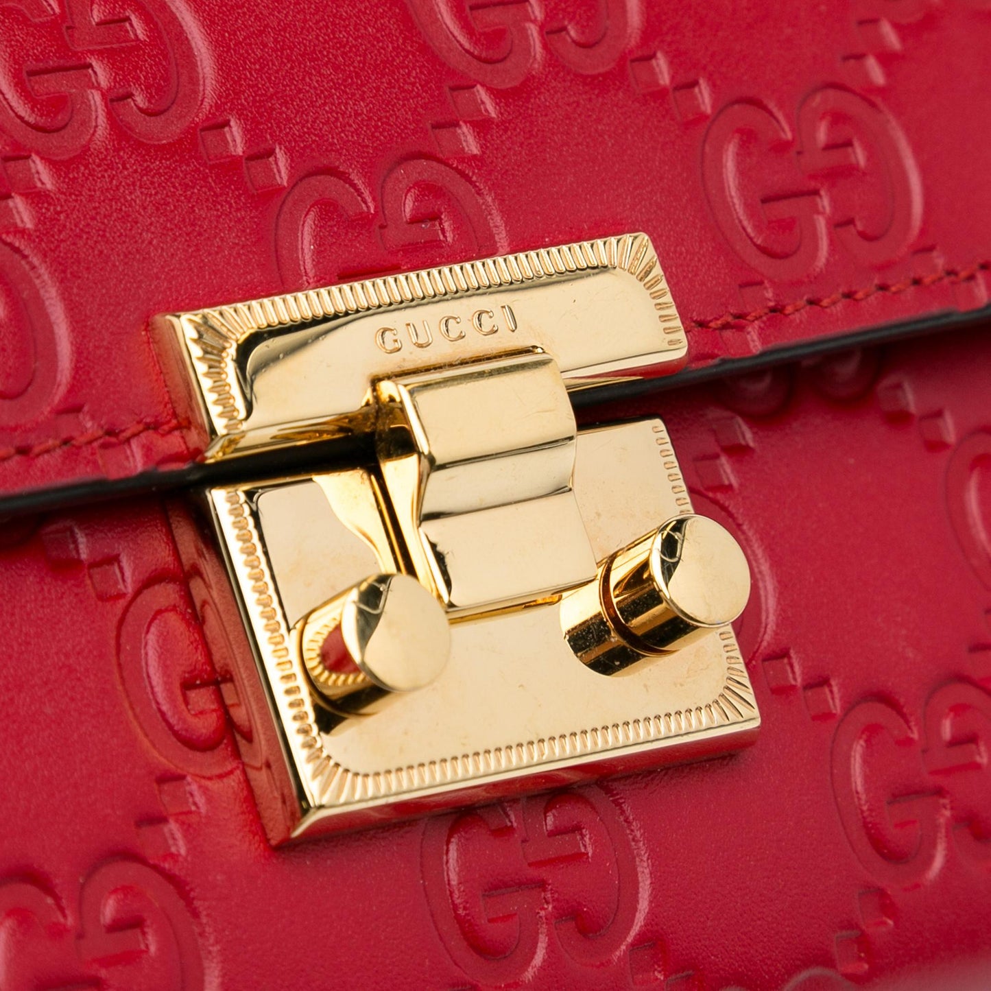 Gucci Guccissima Padlock Wallet On Chain (SHG-xZXtM2)