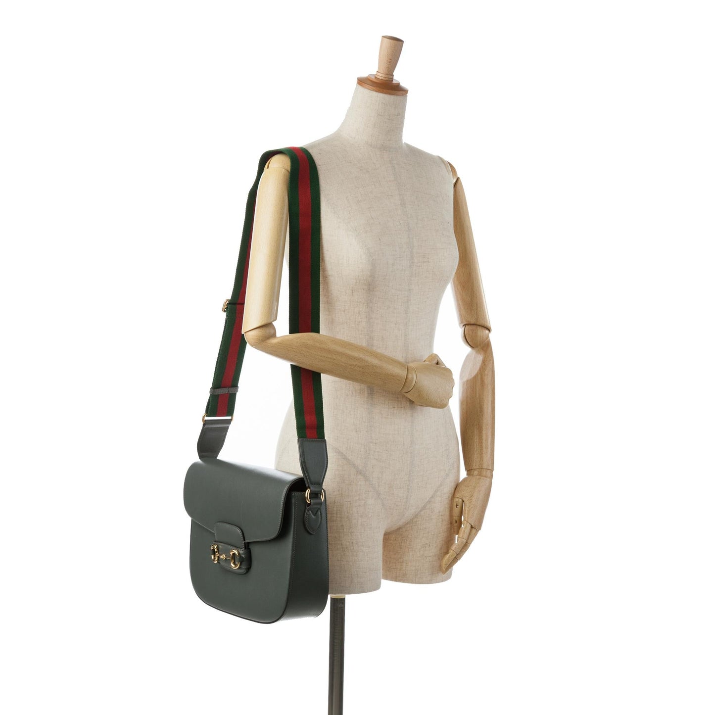 Gucci Horsebit 1955 Web Crossbody (SHG-M4xfij)
