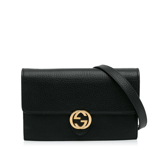 Gucci Interlocking G Dollar Wallet on Chain (SHG-Ew0gk6)