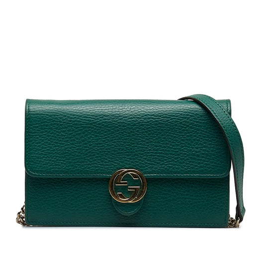 Gucci Interlocking G Dollar Wallet on Chain (SHG-8sI6k0)