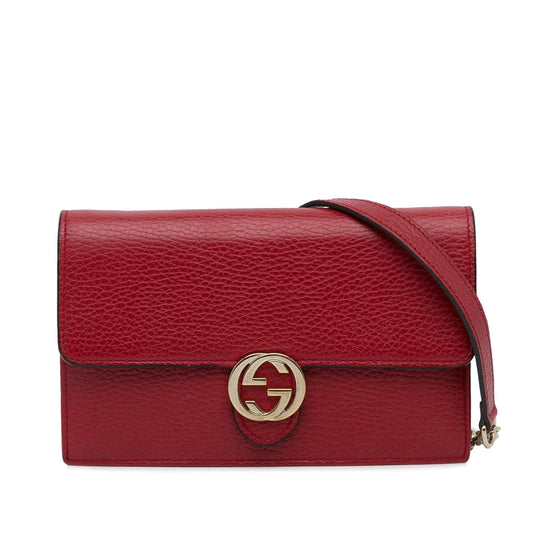Gucci Interlocking G Dollar Wallet on Chain (SHG-kOCG1F)