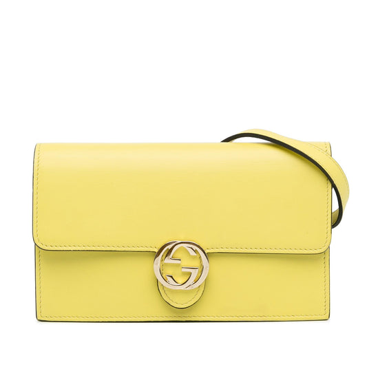 Gucci Interlocking G Dollar Wallet on Chain (SHG-ezZFrn)