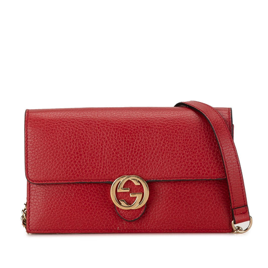 Gucci Interlocking G Dollar Wallet on Chain (SHG-9YMTb8)
