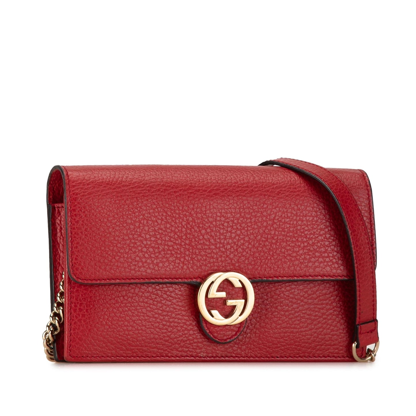 Gucci Interlocking G Dollar Wallet on Chain (SHG-9YMTb8)