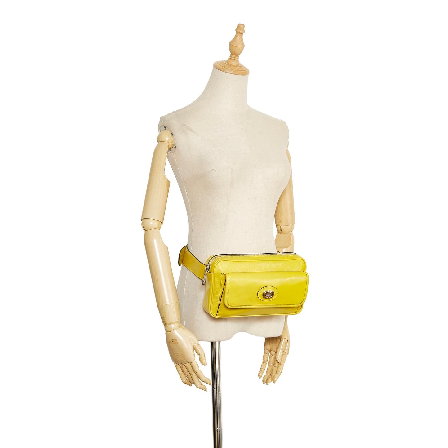 Gucci Interlocking G Morpheus Leather Belt Bag