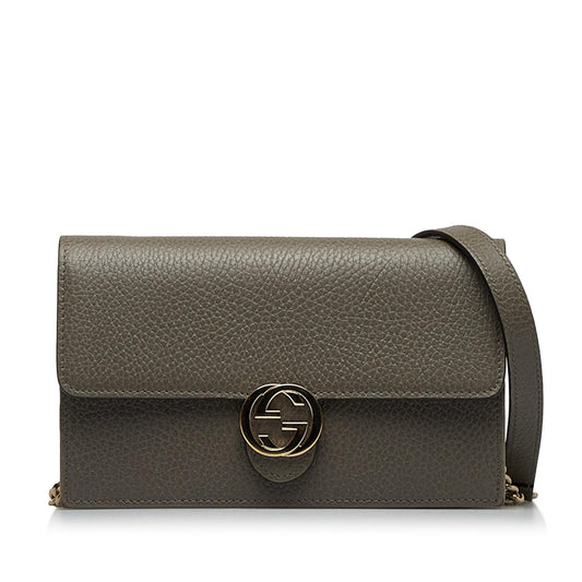 Gucci Interlocking G Wallet On Chain (SHG-GA6QAo)