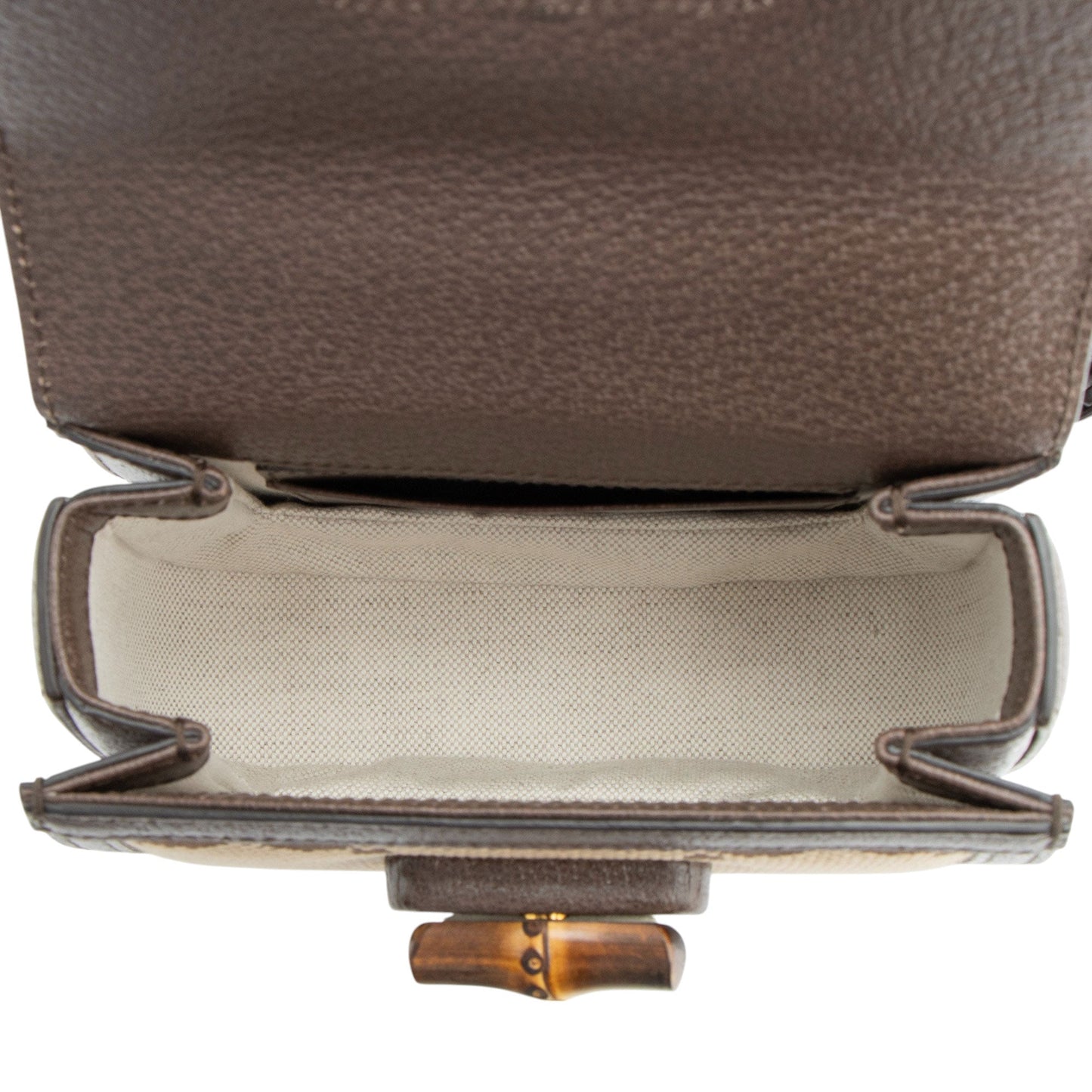 Gucci Jumbo GG Canvas Bamboo 1947 Mini Top Handle