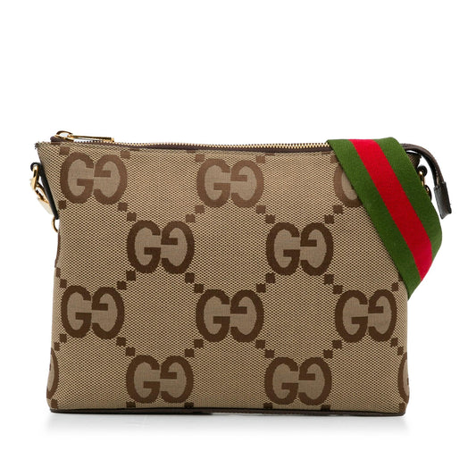Gucci Jumbo GG Canvas Crossbody Bag (SHG-s7hbRP)