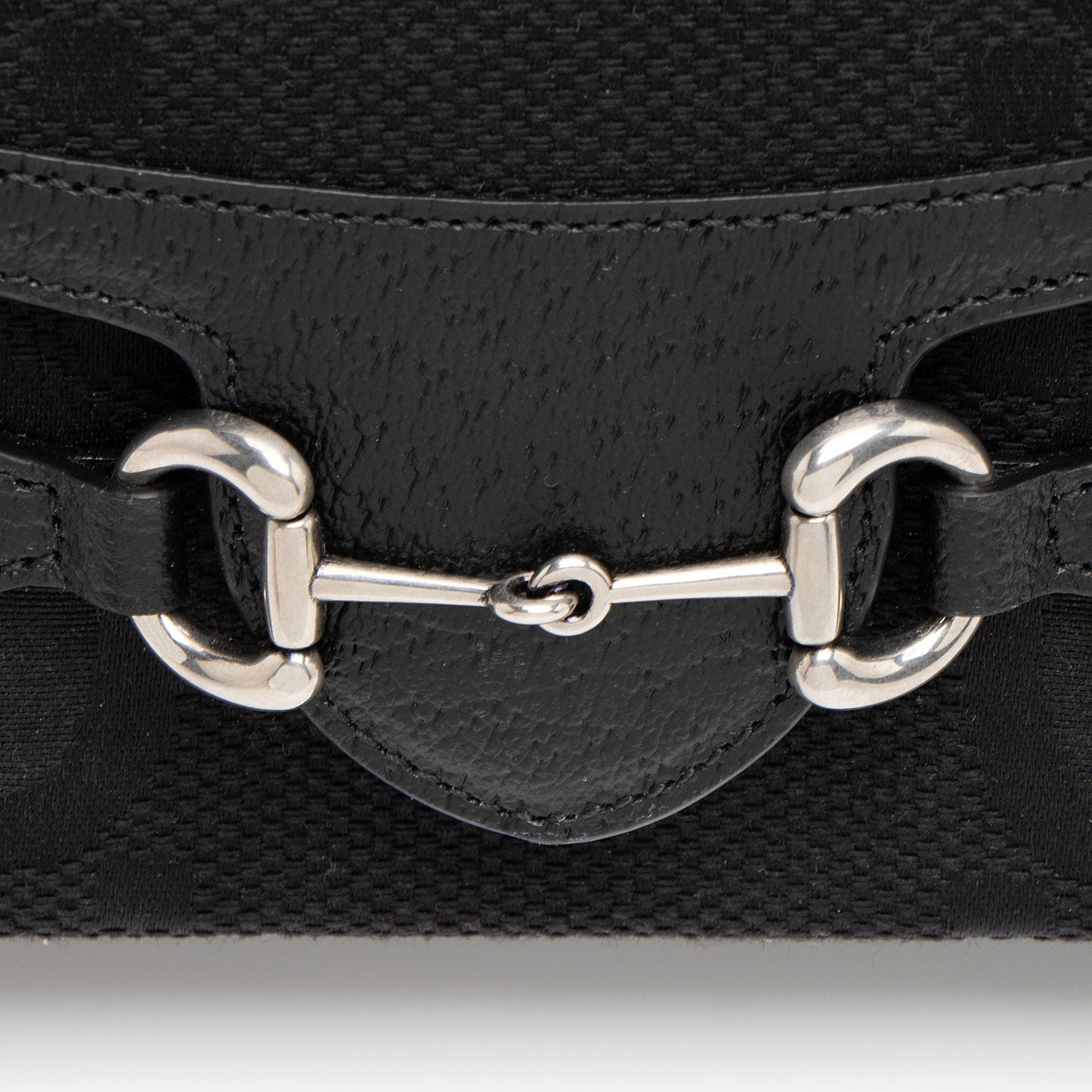 Gucci Jumbo GG Canvas Horsebit 1955 Mini Shoulder Bag