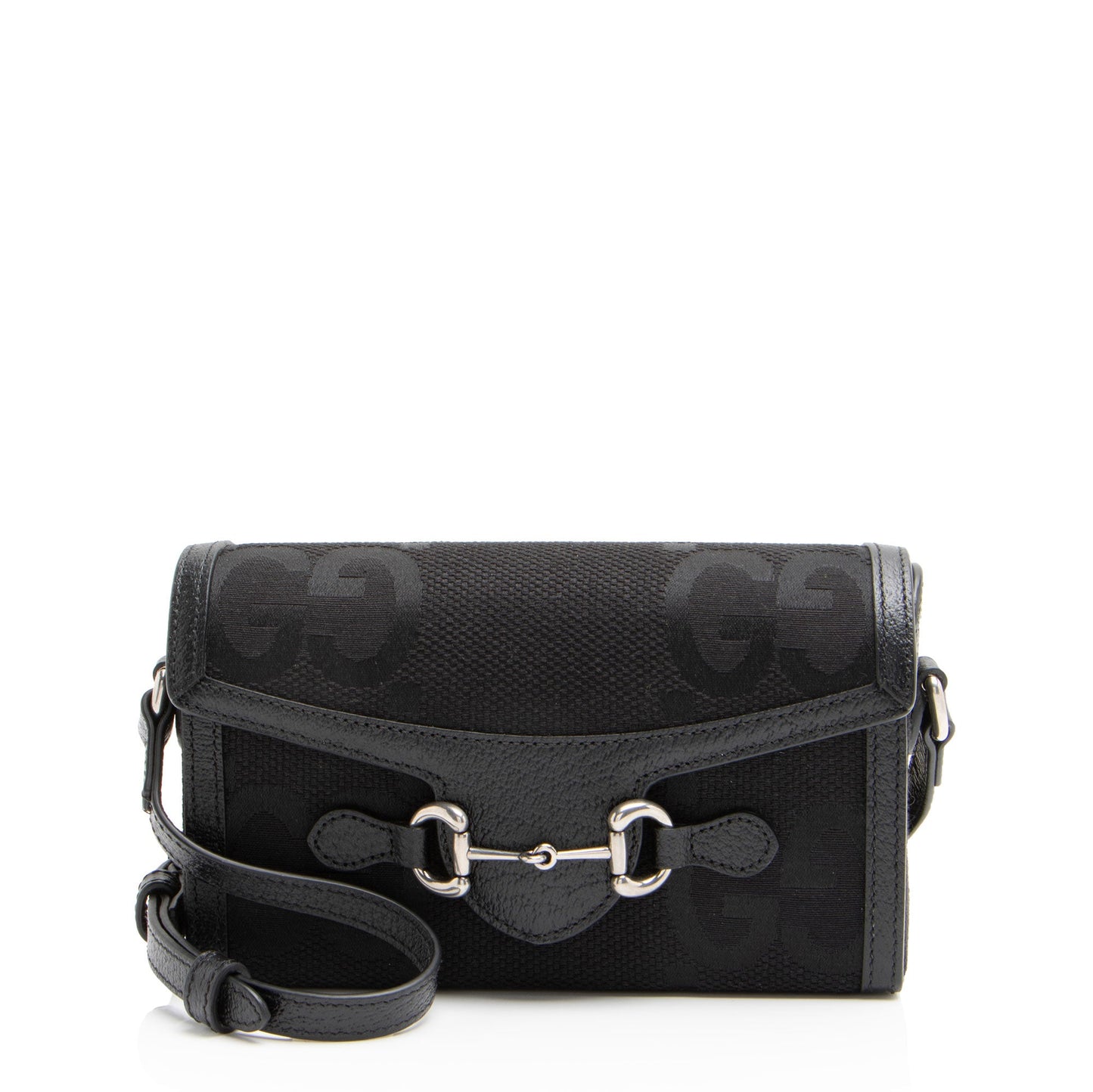 Gucci Jumbo GG Canvas Horsebit 1955 Mini Shoulder Bag